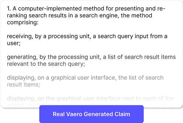 Draft patent claims - Vaero.png